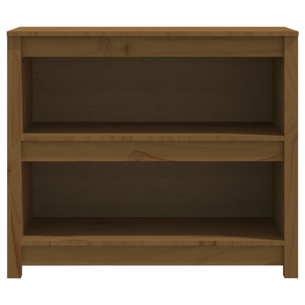 Book Cabinet Honey Brown 80x35x68 cm Solid Wood Pine